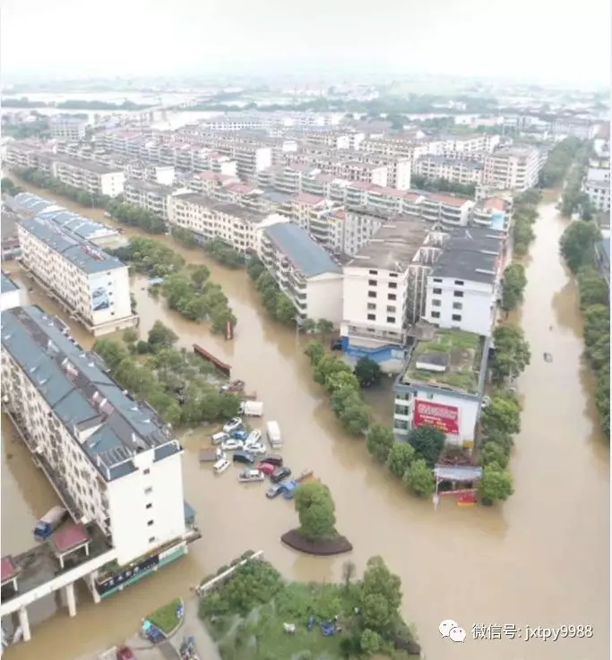 风雨同舟搏激流——江西太平洋建设集团为罗坊镇抗洪救灾捐赠物资